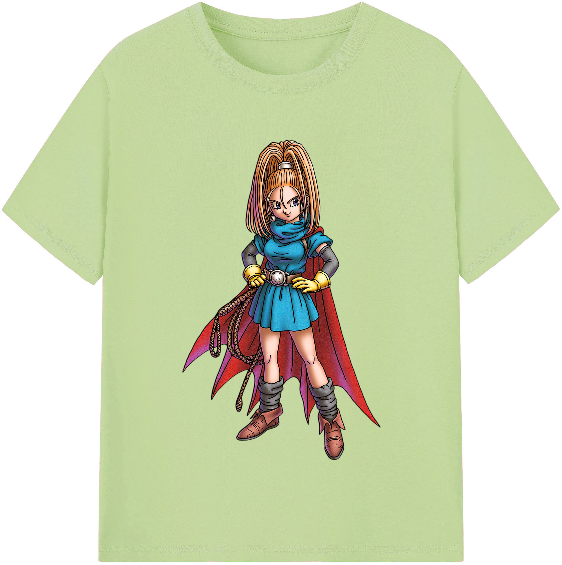 （画像用） ドラゴンクエスト Doragon Kuesuto Dragon Quest 綿100％半袖Tシャツ（フロントプリント）
